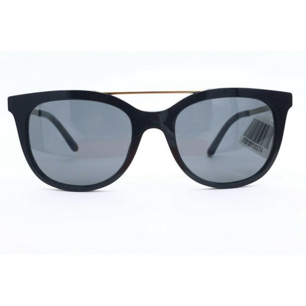 New Tory Burch TY 7147 1798/13 Cat Eye Black Sunglasses Gray Lenses 53mm - Picture 3 of 7